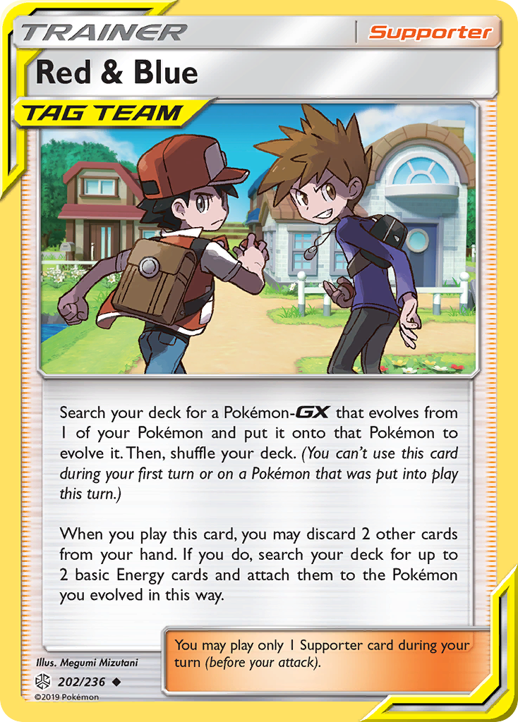 Red & Blue – Cosmic Eclipse 202/236 Pokémon card