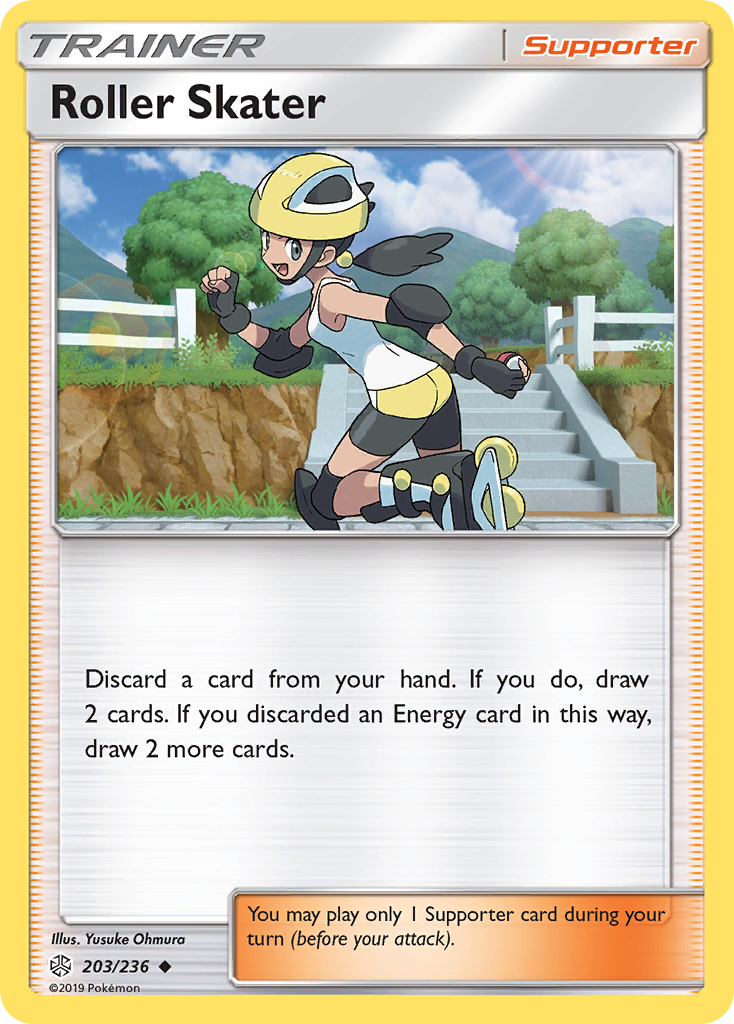 Roller Skater – Cosmic Eclipse 203/236 Pokémon card
