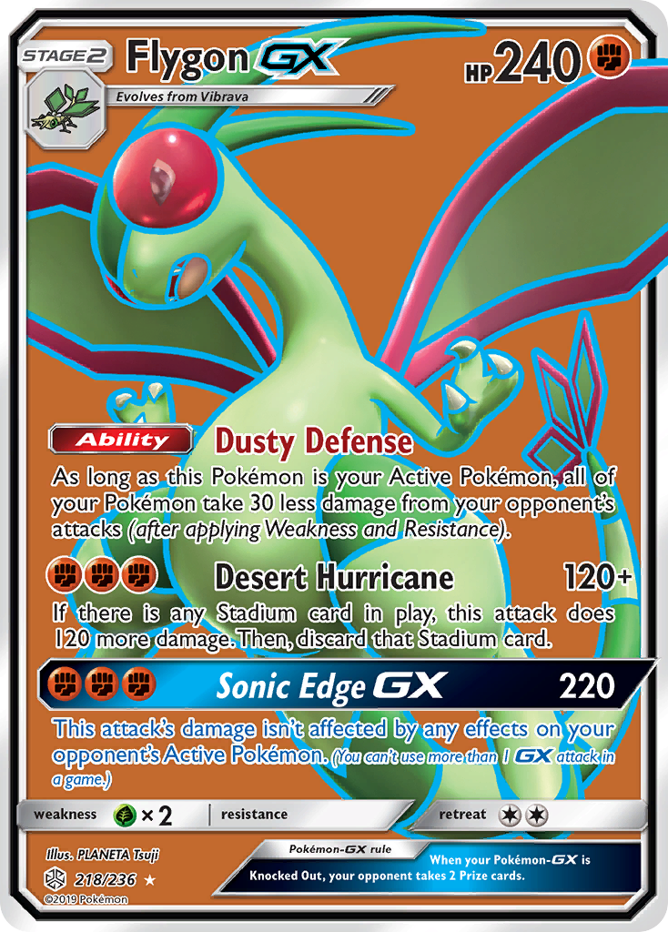 Flygon-GX – Cosmic Eclipse 218/236 Pokémon card