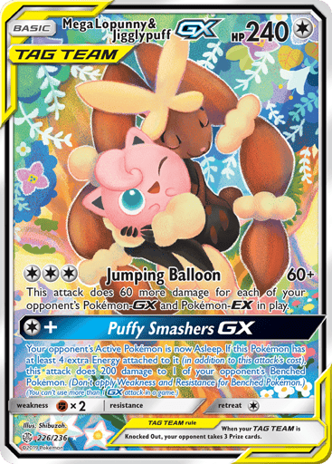 Mega Lopunny & Jigglypuff-GX - Cosmic Eclipse 226