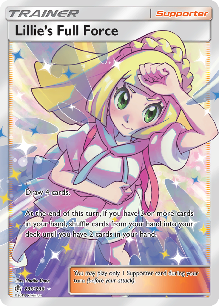 Lillie's Full Force – Cosmic Eclipse 230/236 Pokémon card
