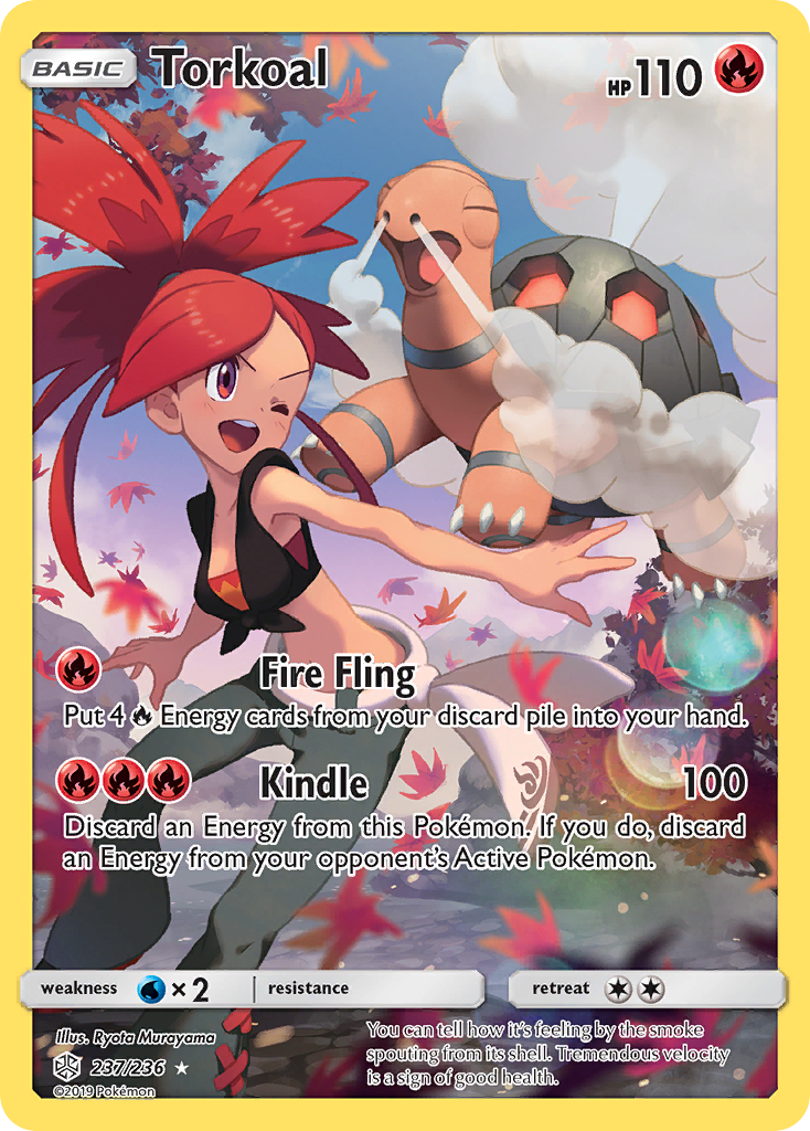 Torkoal – Cosmic Eclipse 237/236 Pokémon card