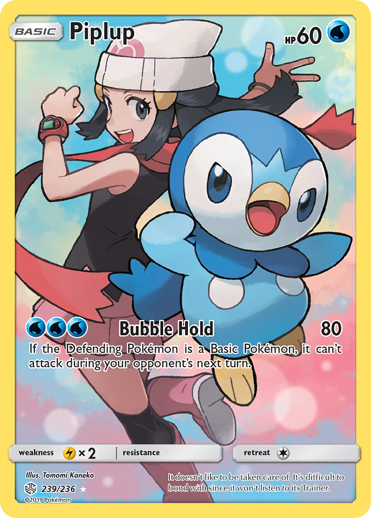 Piplup – Cosmic Eclipse 239/236 Pokémon card