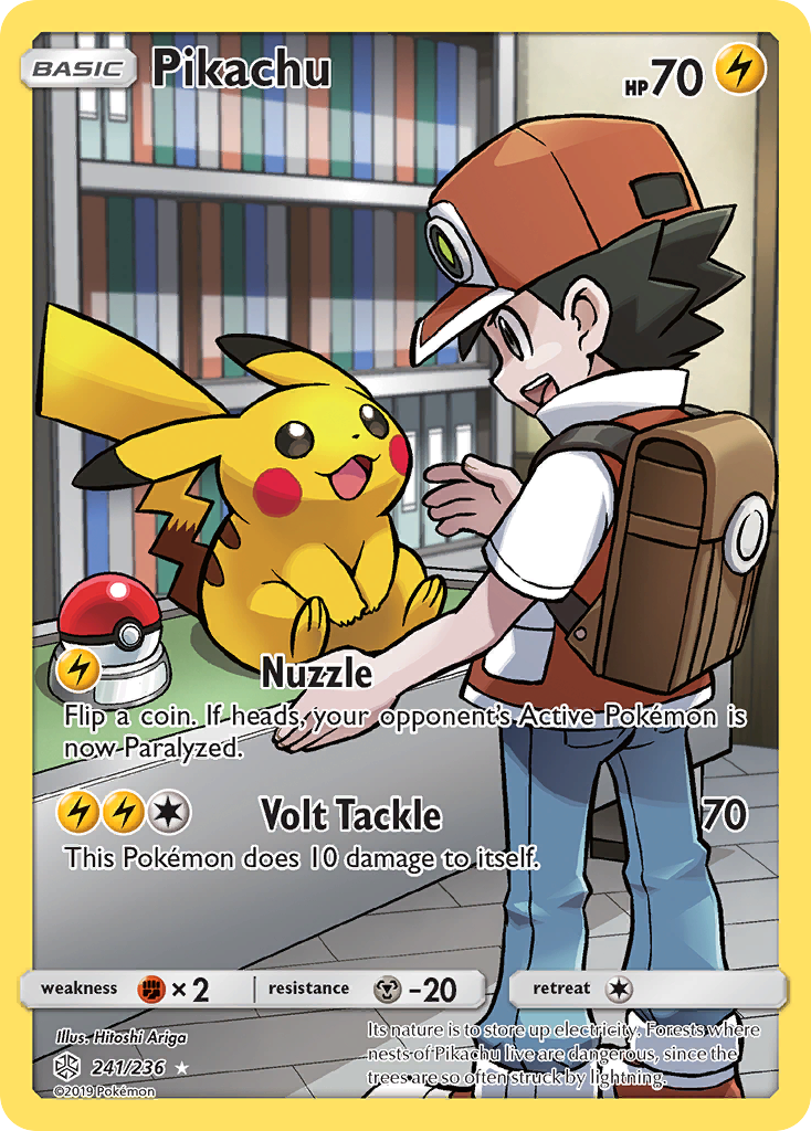 Pikachu – Cosmic Eclipse 241/236 Pokémon card