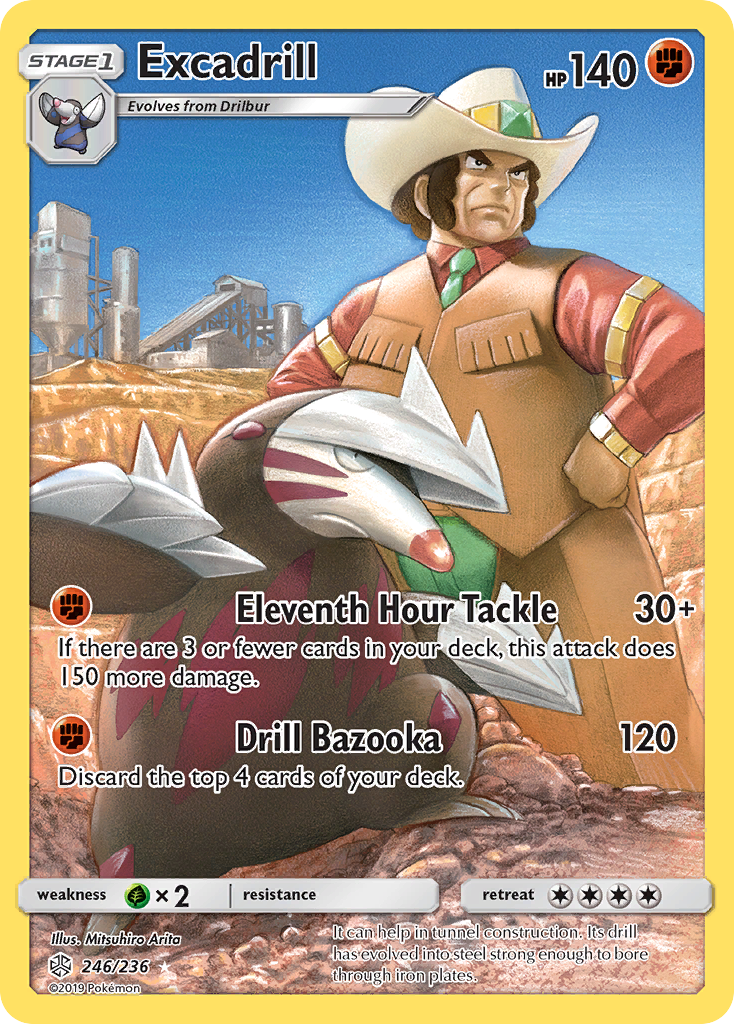 Excadrill – Cosmic Eclipse 246/236 Pokémon card
