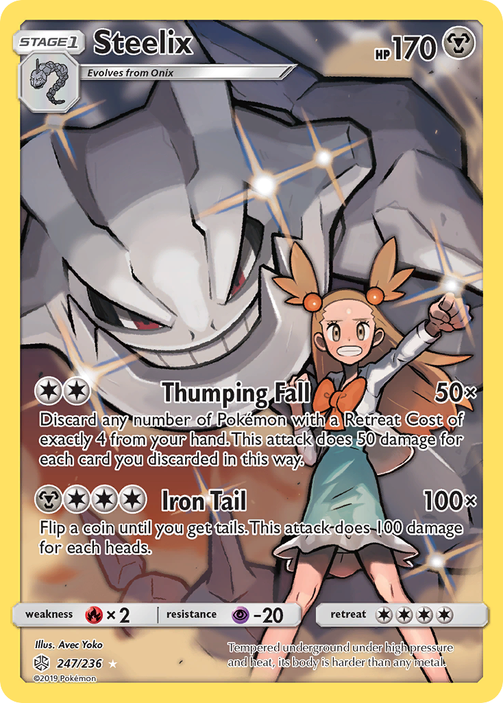 Steelix – Cosmic Eclipse 247/236 Pokémon card