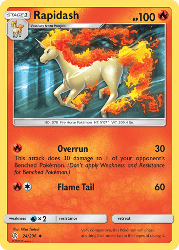 Rapidash - Cosmic Eclipse 24