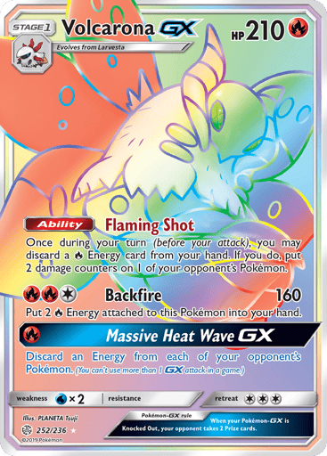 Volcarona-GX - Cosmic Eclipse 252