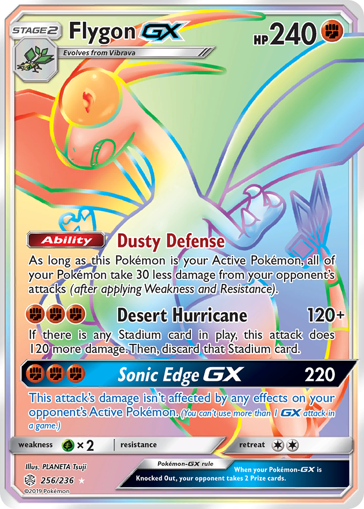 Flygon-GX – Cosmic Eclipse 256/236 Pokémon card