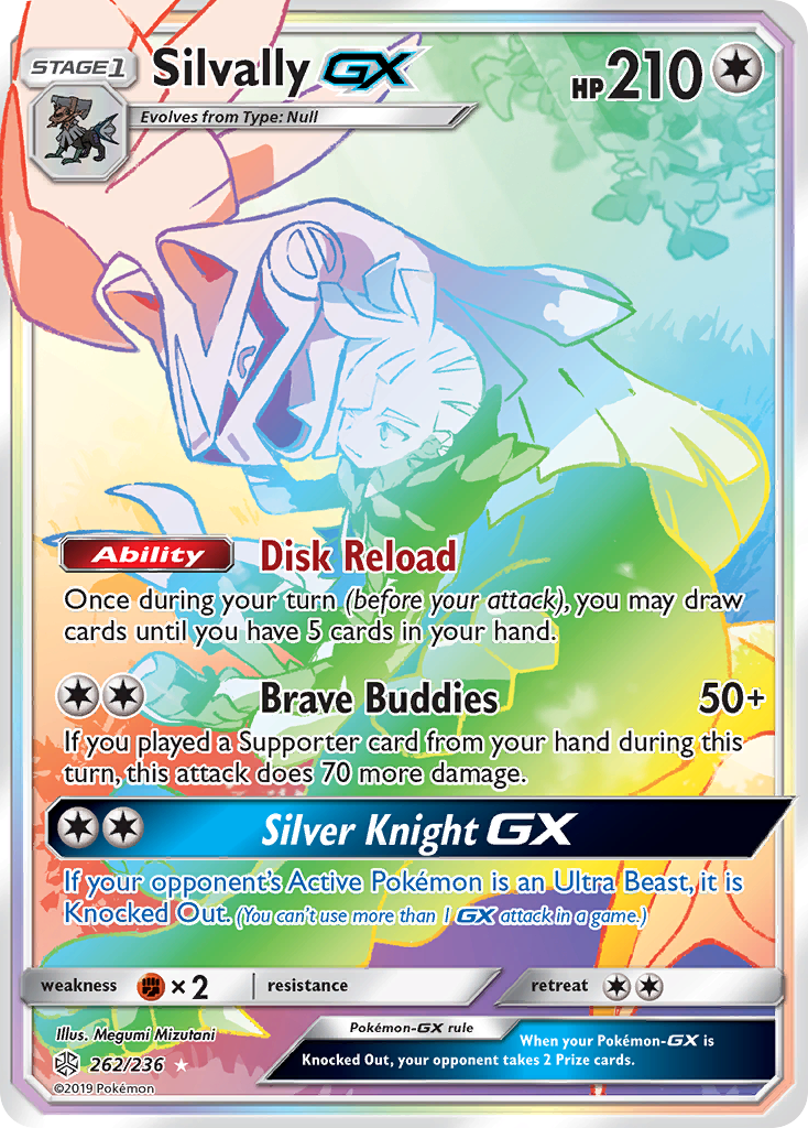 Silvally-GX – Cosmic Eclipse 262/236 Pokémon card