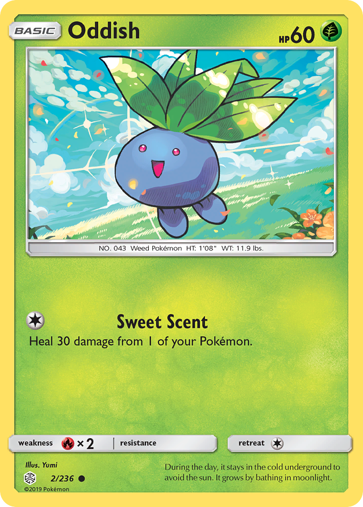 Oddish – Cosmic Eclipse 2/236 Pokémon card