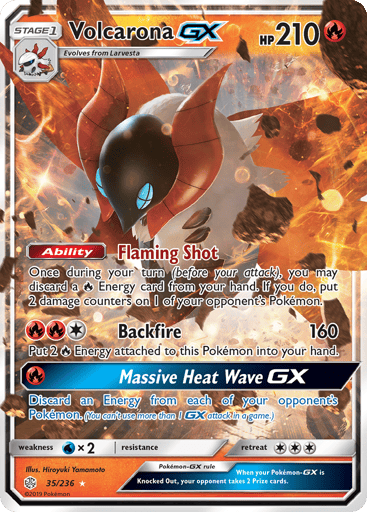 Volcarona-GX - Cosmic Eclipse 35