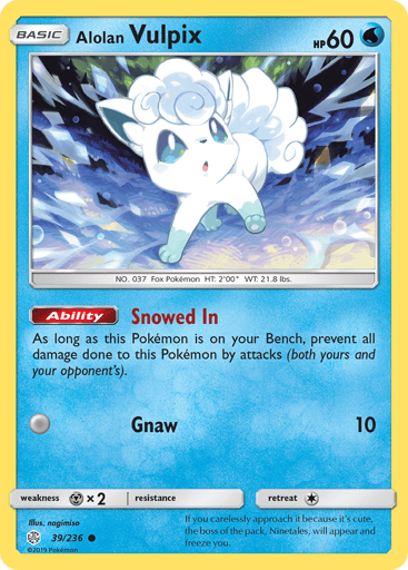 Alolan Vulpix - Cosmic Eclipse 39