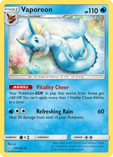 Vaporeon - Cosmic Eclipse 42