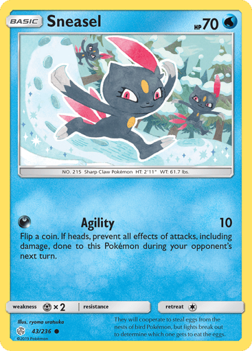 Sneasel - Cosmic Eclipse 43