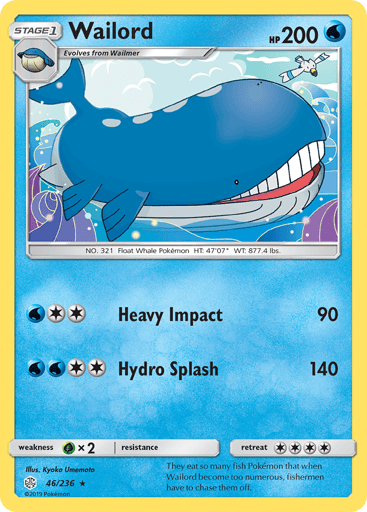 Wailord - Cosmic Eclipse 46