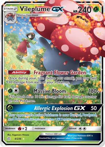 Vileplume-GX - Cosmic Eclipse 4