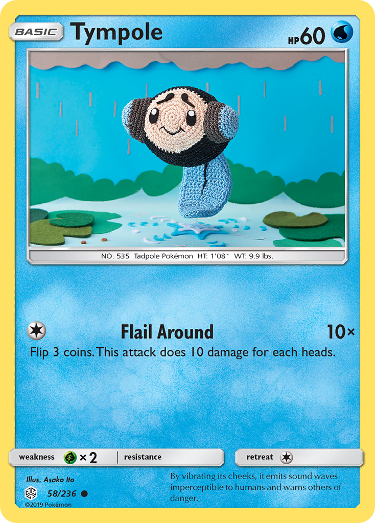Tympole – Cosmic Eclipse 58/236 Pokémon card