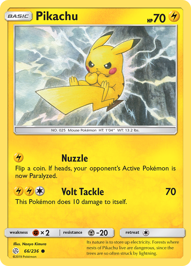 Pikachu – Cosmic Eclipse 66/236 Pokémon card