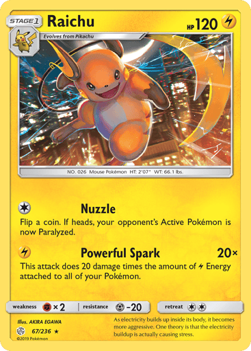 Raichu - Cosmic Eclipse 67