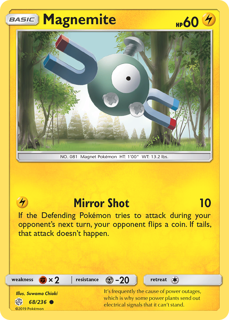 Magnemite – Cosmic Eclipse 68/236 Pokémon card