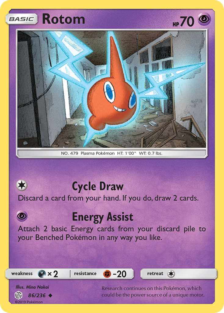 Rotom – Cosmic Eclipse 86/236 Pokémon card