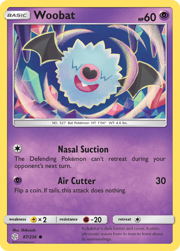 Woobat - Cosmic Eclipse 87