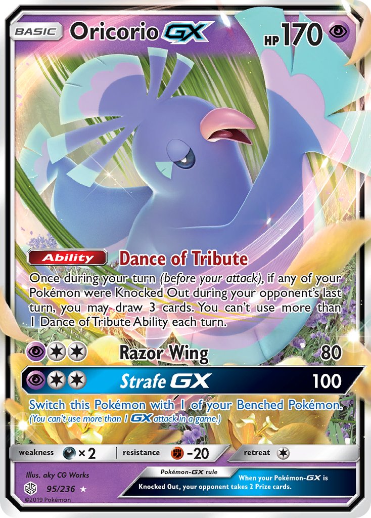 Oricorio-GX – Cosmic Eclipse 95/236 Pokémon card