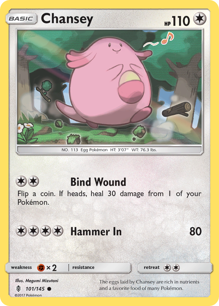 Chansey – Guardians Rising 101/145 Pokémon card