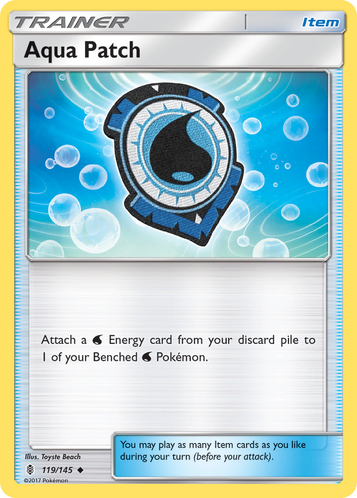Aqua Patch – Guardians Rising 119/145 Pokémon card