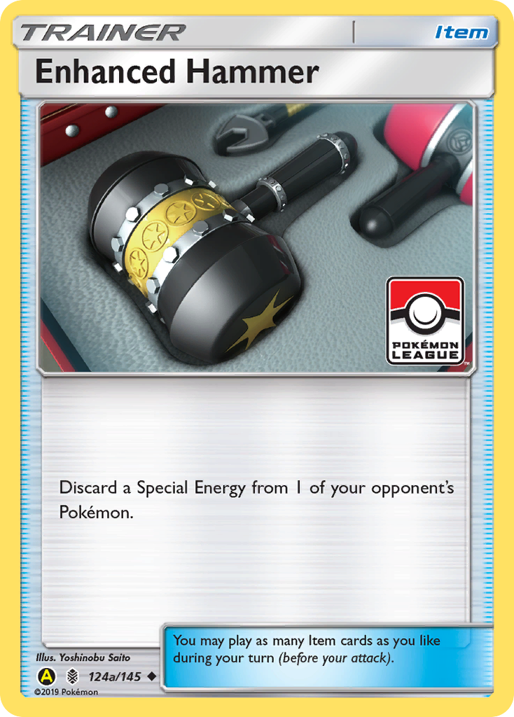 Enhanced Hammer – Guardians Rising 124a/145 Pokémon card