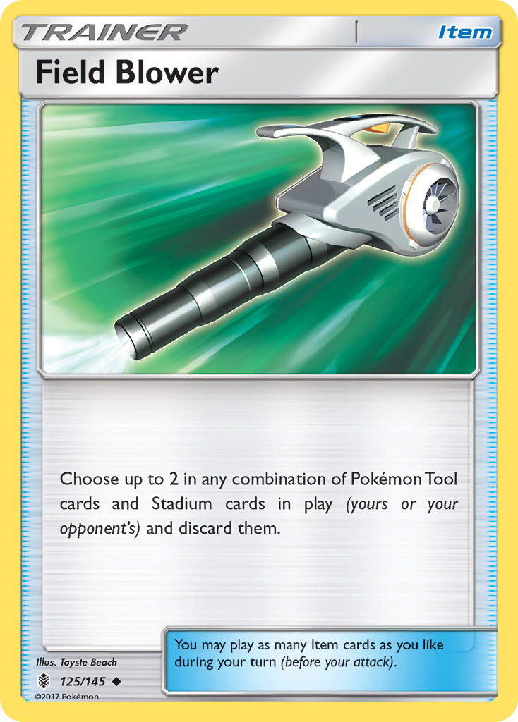 Field Blower – Guardians Rising 125/145 Pokémon card
