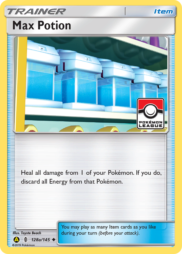 Max Potion – Guardians Rising 128a/145 Pokémon card