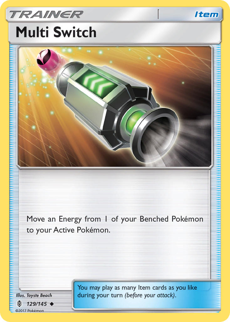 Multi Switch – Guardians Rising 129/145 Pokémon card