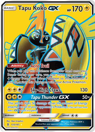 Tapu Koko-GX - Guardians Rising 135