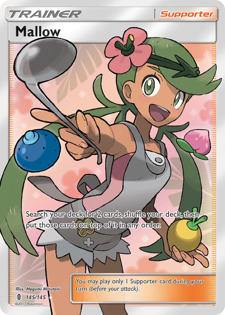 Mallow – Guardians Rising 145/145 Pokémon card