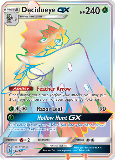 Decidueye-GX - Guardians Rising 146