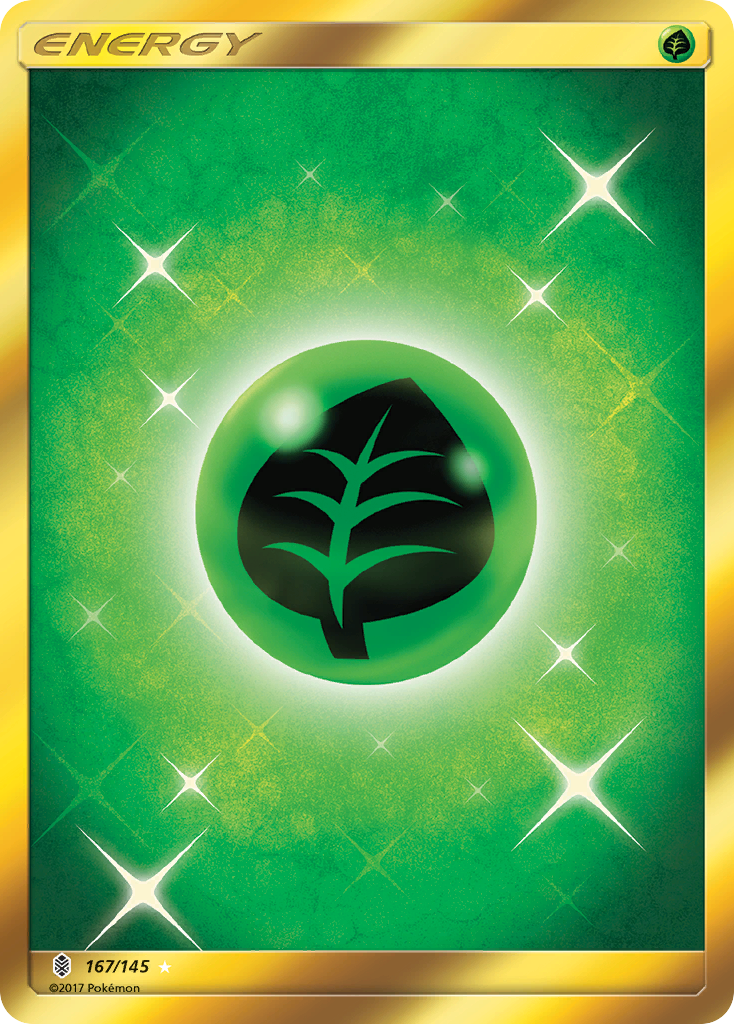 Grass Energy – Guardians Rising 167/145 Pokémon card