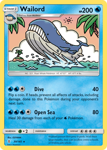 Wailord - Guardians Rising 30