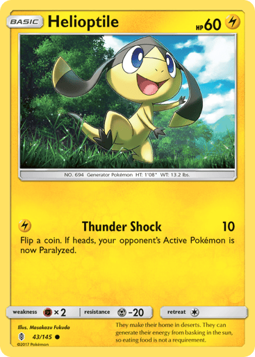 Helioptile - Guardians Rising 43
