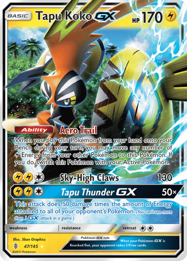 Tapu Koko-GX - Guardians Rising 47