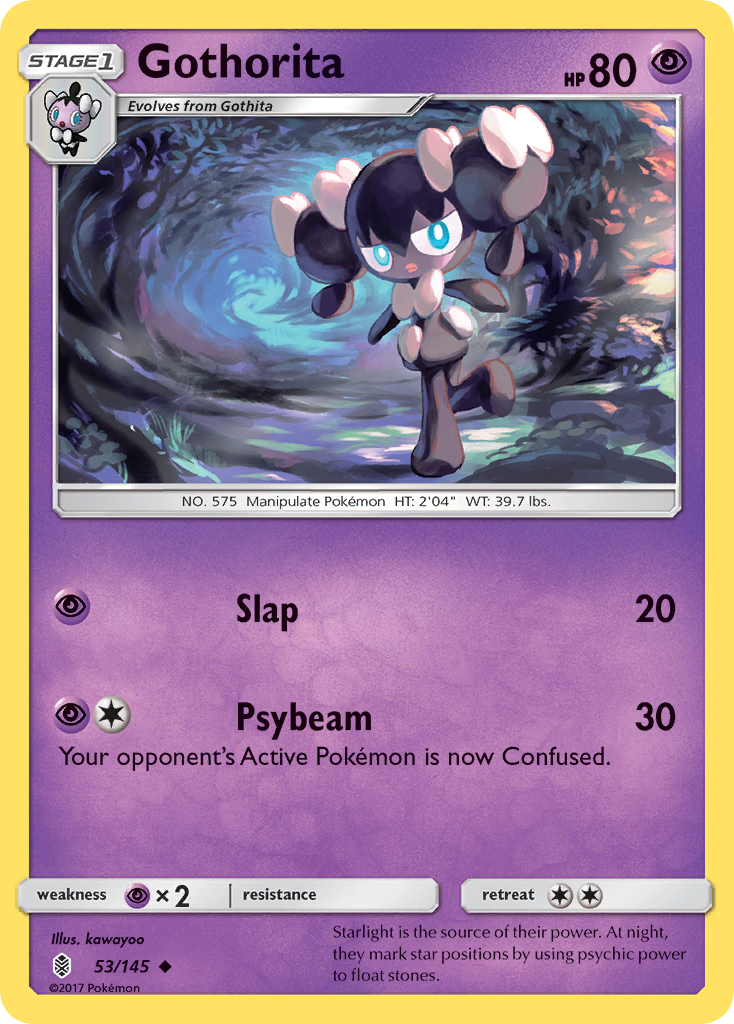 Gothorita – Guardians Rising 53/145 Pokémon card