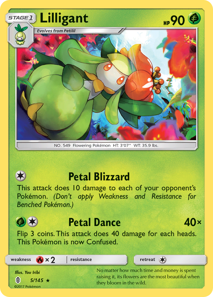 Lilligant – Guardians Rising 5/145 Pokémon card