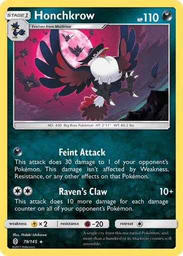 Honchkrow - Guardians Rising 79
