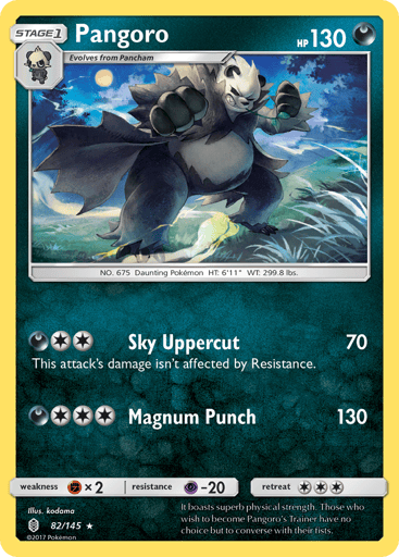 Pangoro - Guardians Rising 82