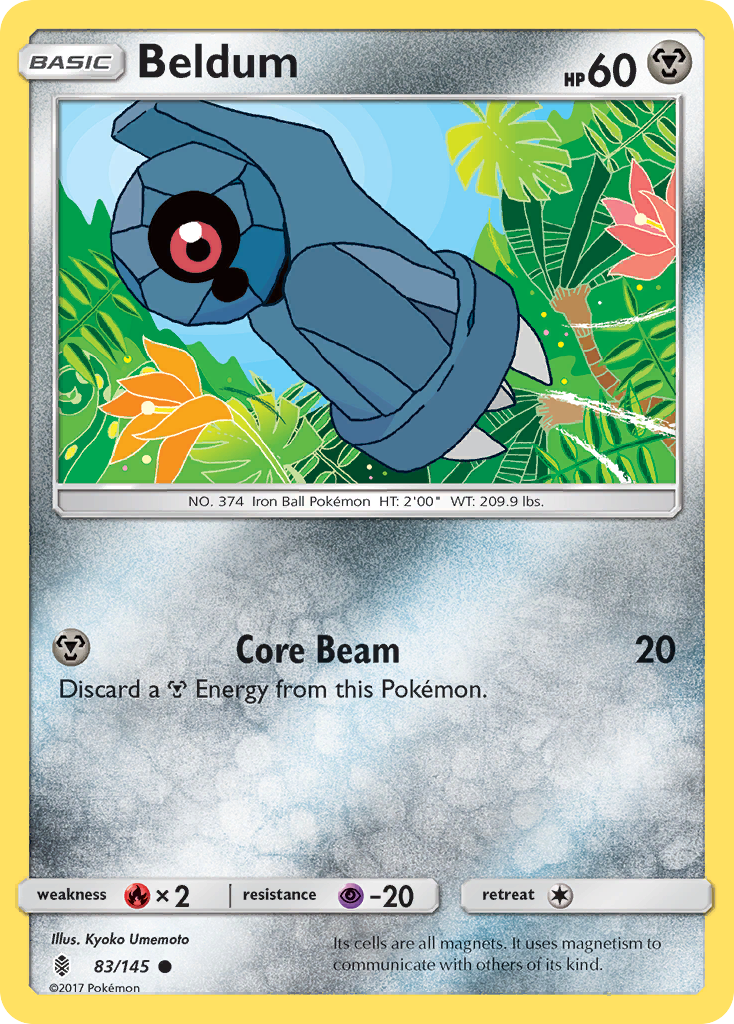 Beldum – Guardians Rising 83/145 Pokémon card