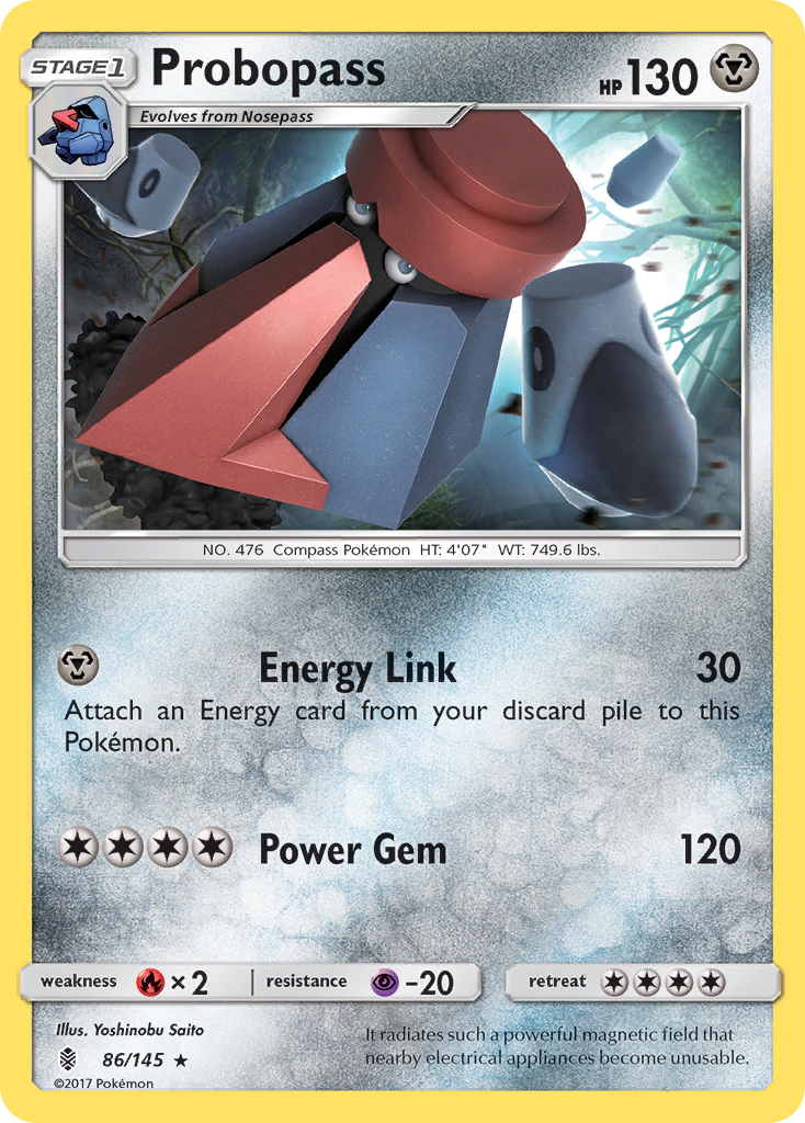Probopass – Guardians Rising 86/145 Pokémon card