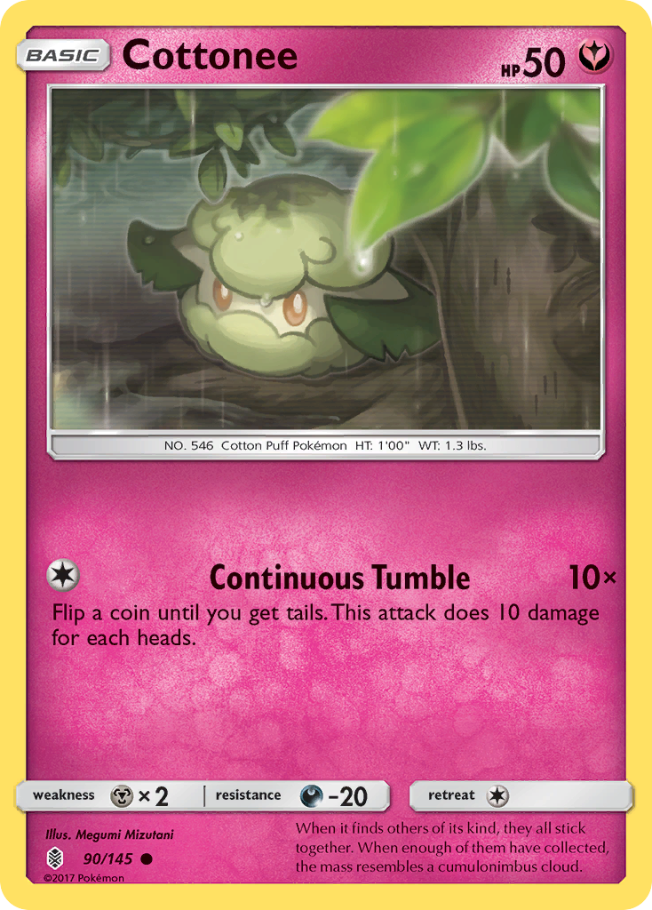 Cottonee – Guardians Rising 90/145 Pokémon card