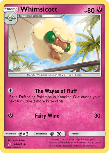 Whimsicott - Guardians Rising 91