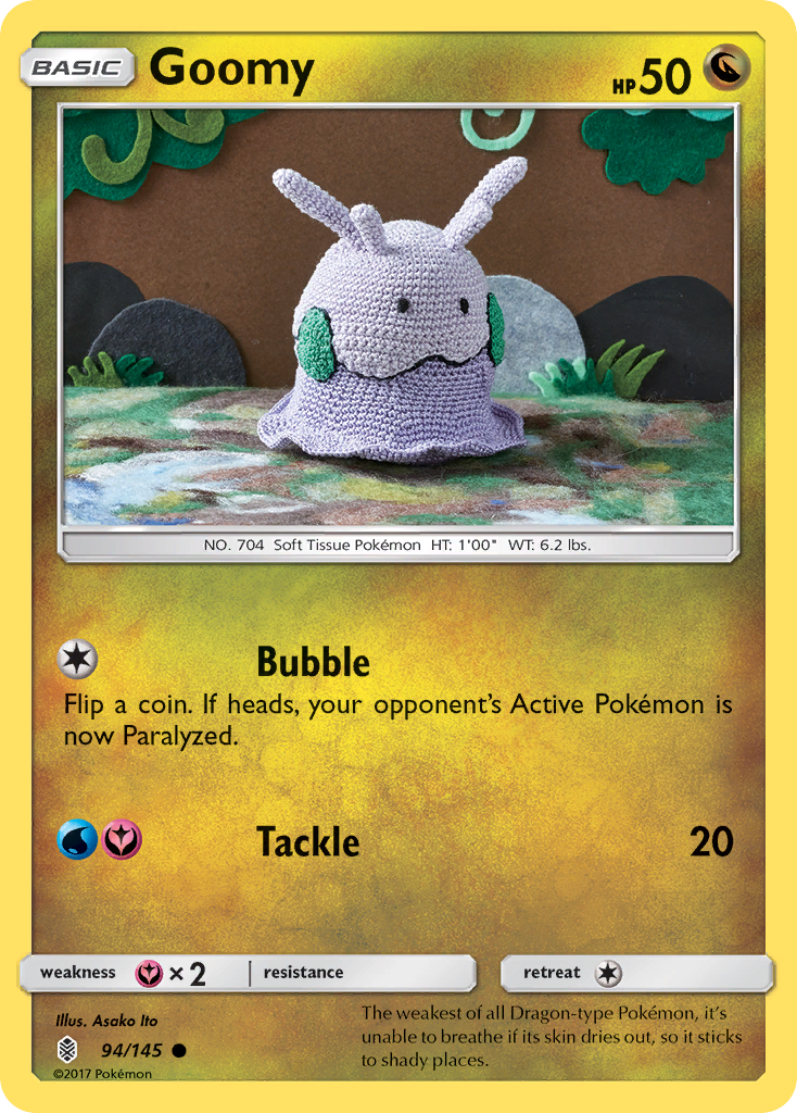 Goomy – Guardians Rising 94/145 Pokémon card